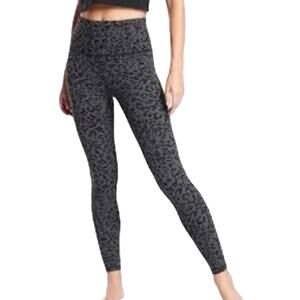 Athleta Womens Elation Leopard Print Ultra High-Rise Tight Size XS